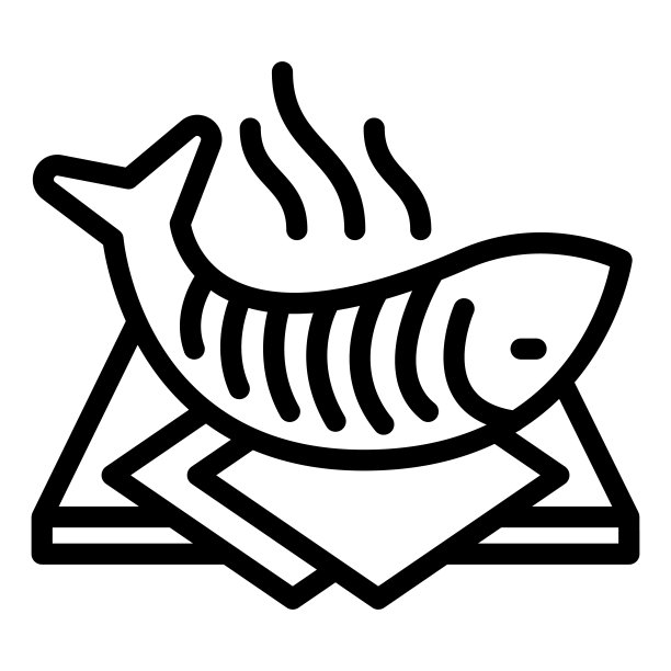 海鱼烤鱼烧烤logo