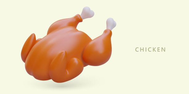 卤味鸡翅海报设计