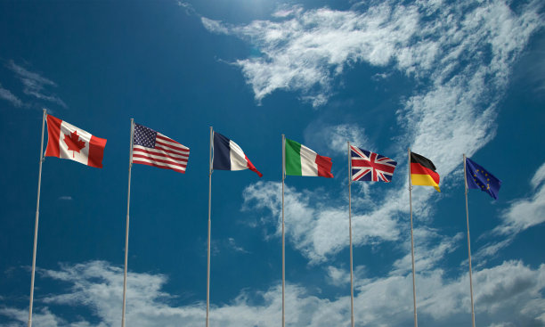 蓝色峰会论坛背景