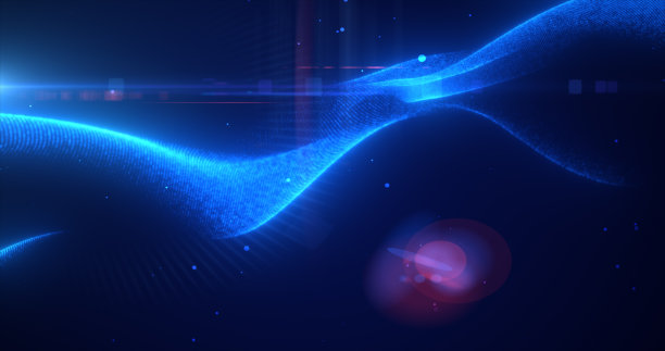 矢量彩色立体分形图案