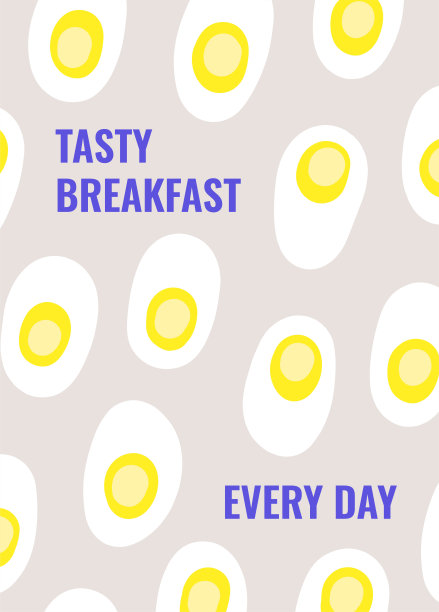 鸡蛋宣传单页