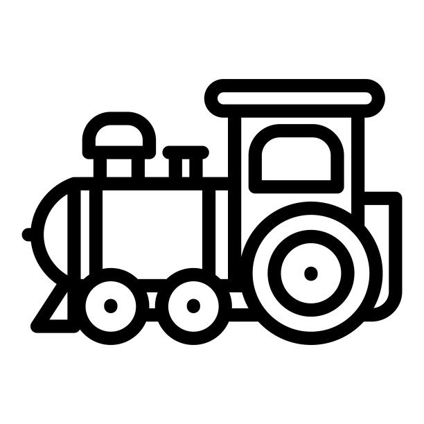 老式火车logo