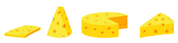 奶酪线稿素材
