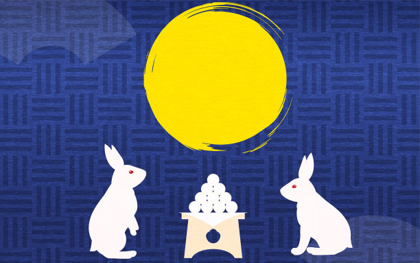 收获月,日本点心,小兔子