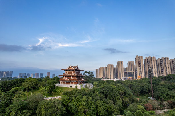 外墙远眺鸟瞰全景