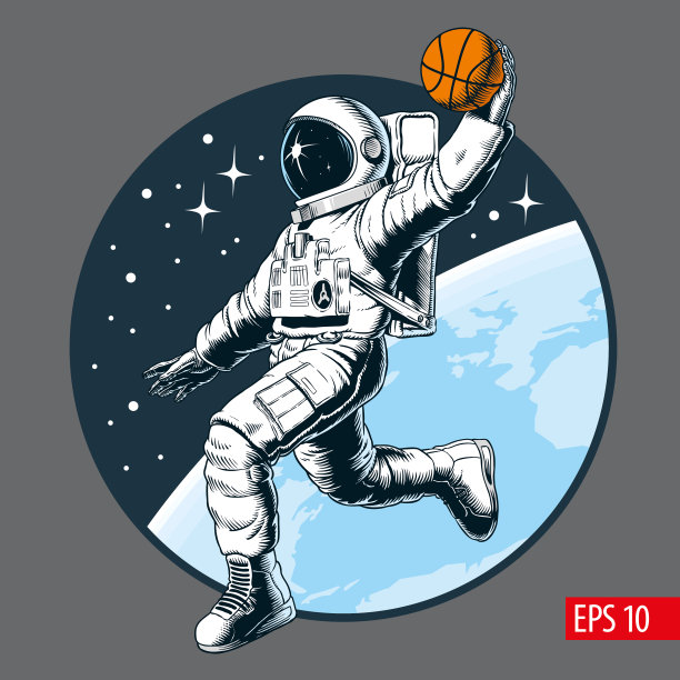 篮球图案t恤