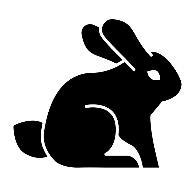 卡通,复活节,兔子