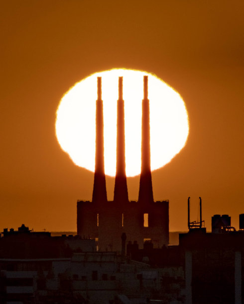 黎明,曙暮光,工业机械