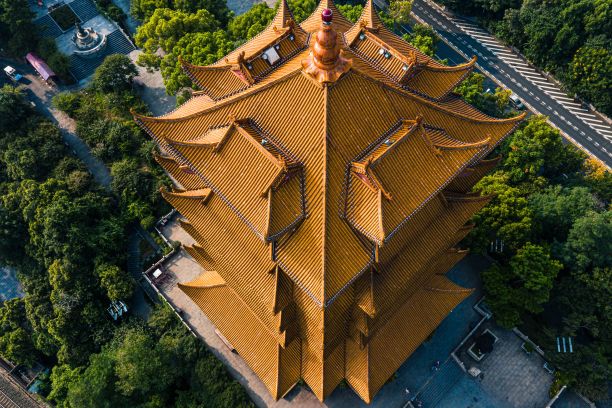 建筑结构,黄色,远古的