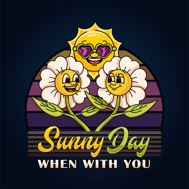 阳光向上logo设计