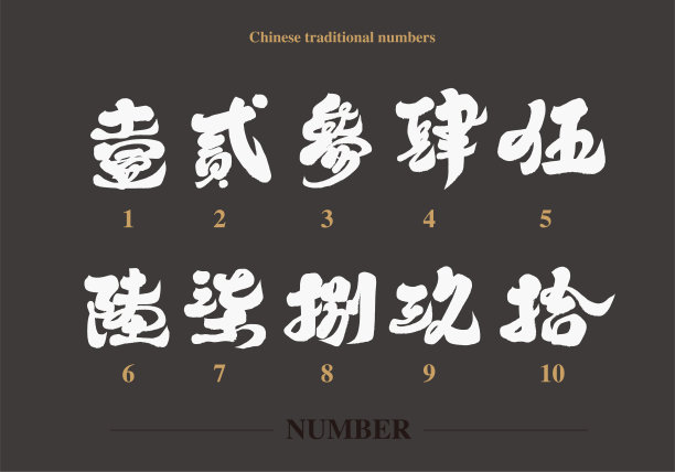 各种多样汉字字体组合