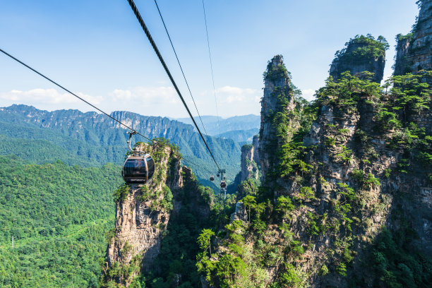 高清天门山风光图片