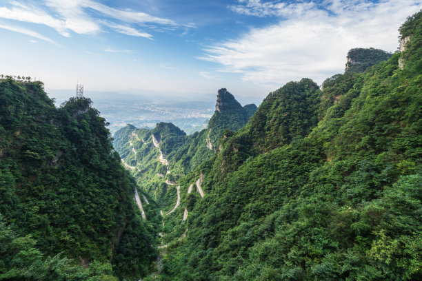 高清天门山风光图片