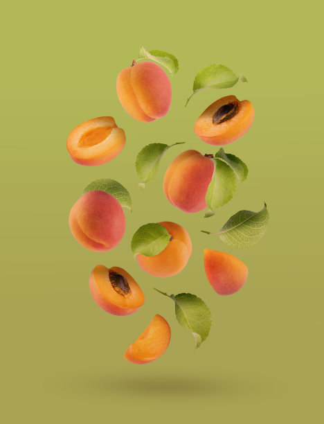 蜜桃水果促销海报