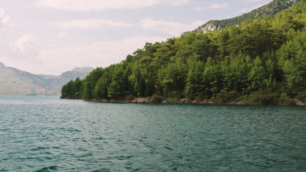 海景湖景度假文旅户外背景