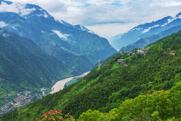 中国西藏高原山脉和地理地貌