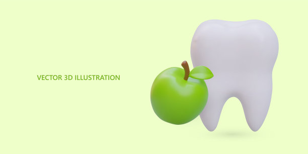 牙科广告 创意图 牙齿种植