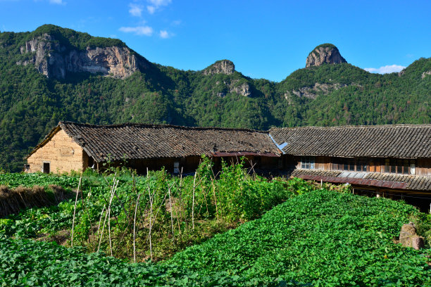 山庄,高山,山脊