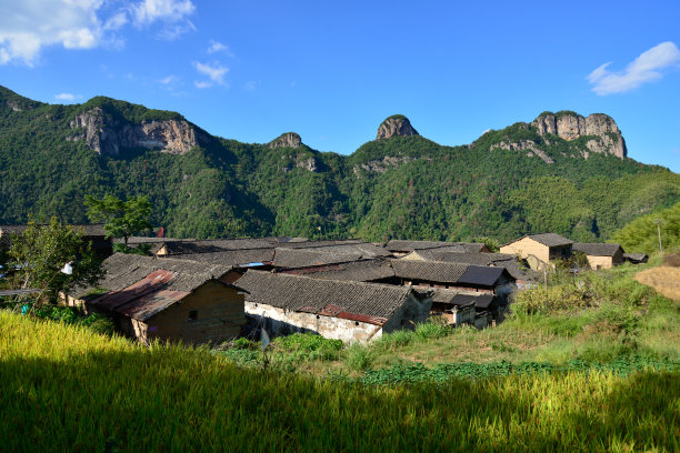 山庄,高山,山脊