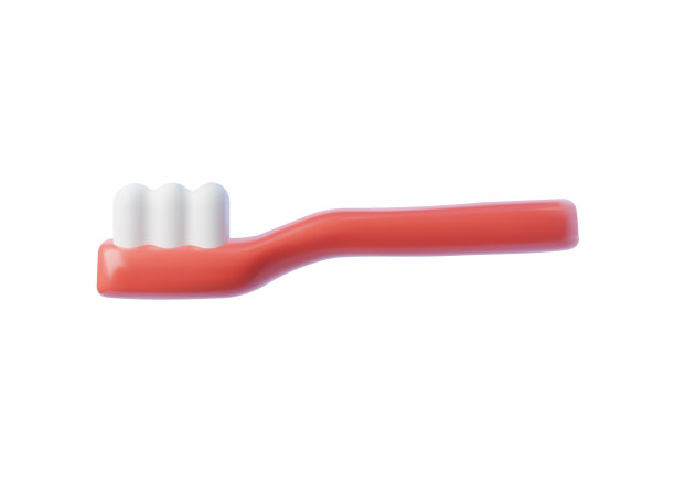 牙齿牙刷牙膏立体图片