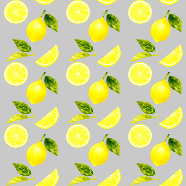 柠檬汁包装插画