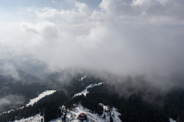 4k高清高原雪山风景