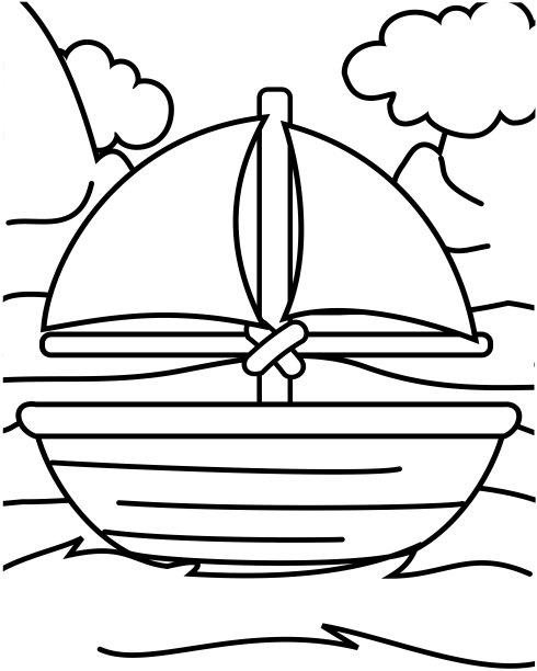 轮船,帆,游艇