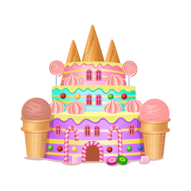 童话城堡蛋糕