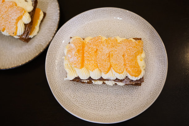 生奶油,甜点心,法式食品
