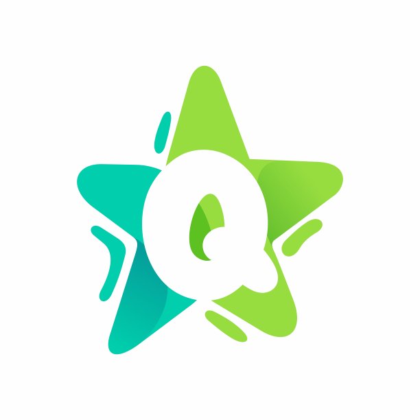 q字母科技公司logo设计