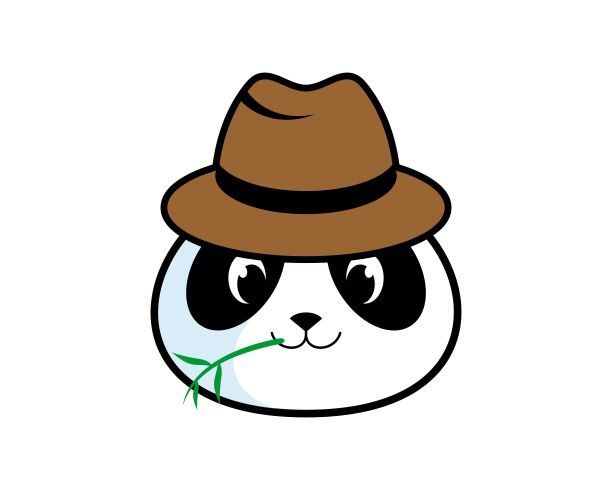 简易熊猫logo