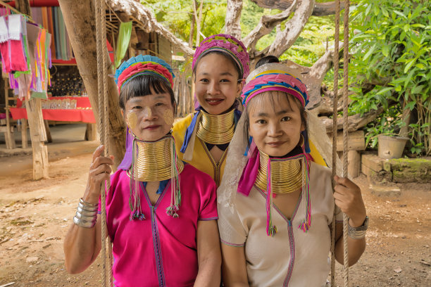 颈环,长颈族,泰国