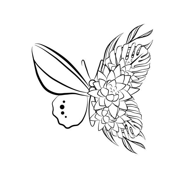花店logo模板