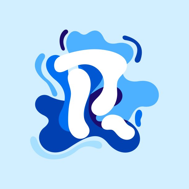 字母r净水环保logo设计
