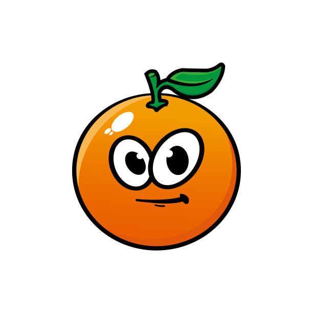橙子卡通表情