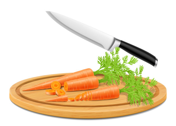 素食,蔬菜,餐刀