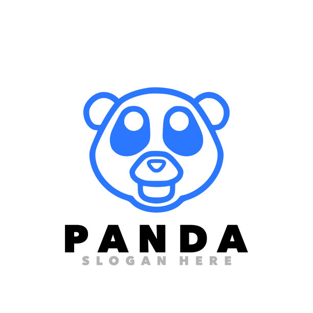 简易熊猫logo