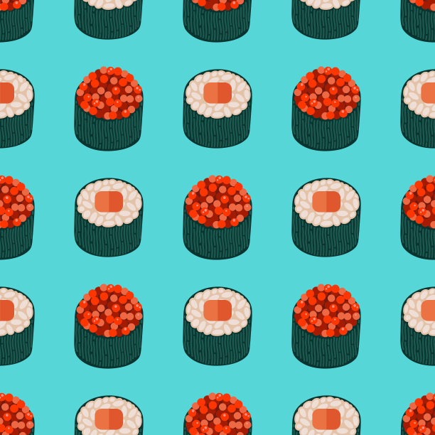 朝鲜大米包装插画