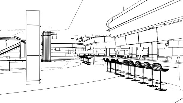 餐厅餐饮空间设计图