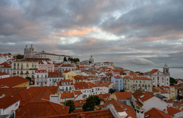 葡萄牙红色标志建筑