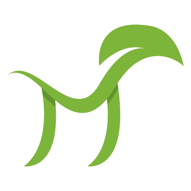 sq字母标志叶子环保logo