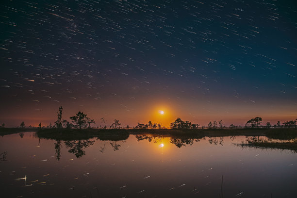 星空图片变幻多彩