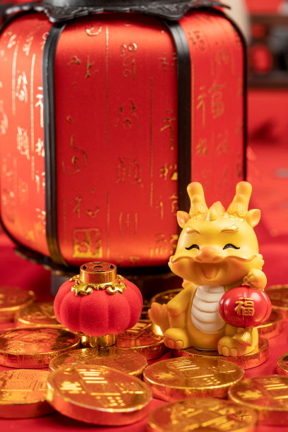 中国龙,中国灯笼,灯笼