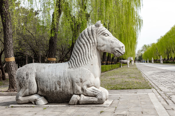 绿色中国风景名胜艺术