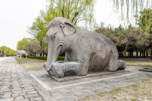 绿色中国风景名胜艺术