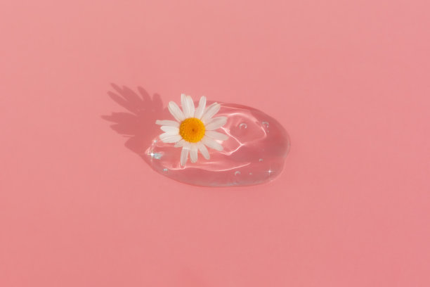 粉底粉红色花