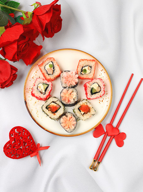 寿司海鲜美食名片