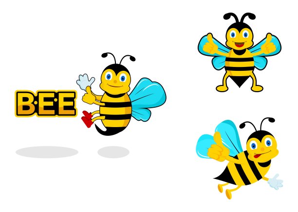 蜂蜜产品logo元素