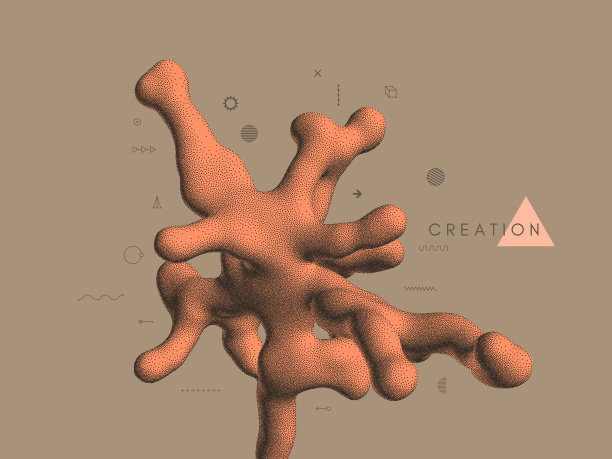 珊瑚虫模型