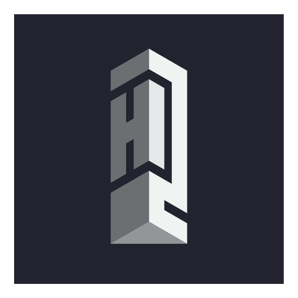金融行业logo字母h